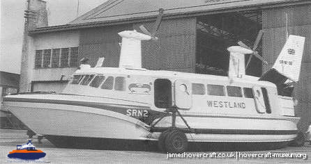 SRN2 with Westland -   (submitted by The <a href='http://www.hovercraft-museum.org/' target='_blank'>Hovercraft Museum Trust</a>).
